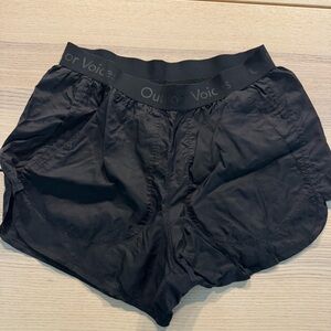 Outdoor Voices Women's Athletic Black Shorts